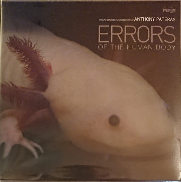 Image of Front Cover of 4924002E: 2xLP - ANTHONY PATERAS, Errors Of The Human Body (Original Motion Picture Soundtrack) (Editions Mego; eMEGO140V, Austria 2012, Gatefold) Edge/corner/ringwear, white chips to sleeve art. Light marks to records.  VG/VG+