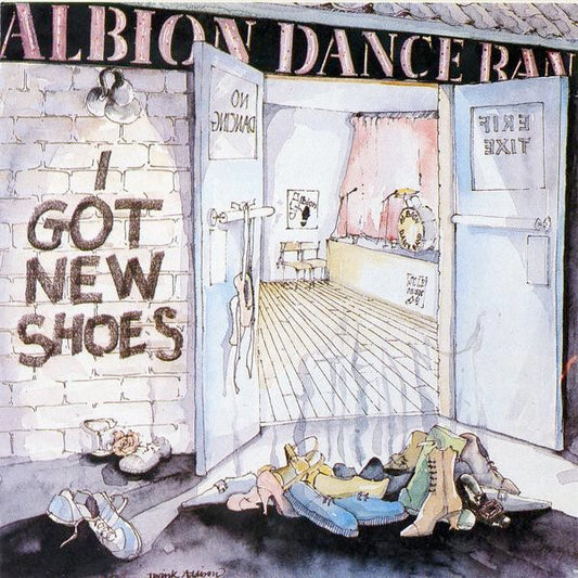 Image of Front Cover of 4914008C: LP - THE ALBION DANCE BAND, I Got New Shoes (Spindrift Records; SPIN 132, UK 1988) Strong VG, Lightest of hairlines, Nice sleeve  VG+/VG