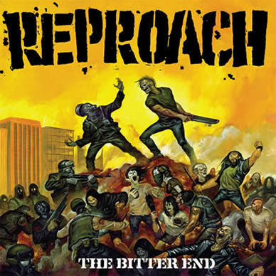 Image of Front Cover of 4924011E: LP - REPROACH, The Bitter End (Crapoulek; xxx, France 2014, Inner, Turquoise Translucent Vinyl) Still In Shrinkwrap - strong VG+  VG+/VG+