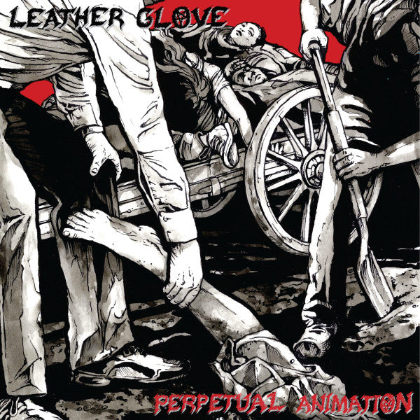 Image of Front Cover of 4924016E: LP - LEATHER GLOVE, Perpetual Animation (Sentient Ruin Laboratories; SRUIN070, USA & Europe 2019, Insert, Poster, White&black Vinyl)   VG+/VG+