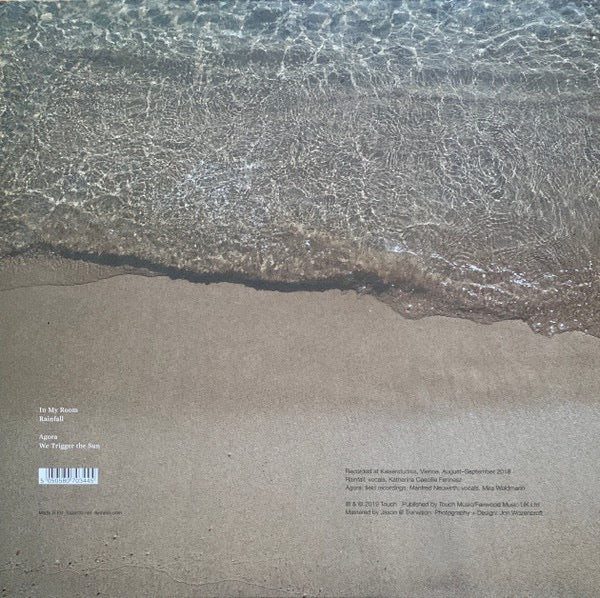 Image of Back Cover of 4914017C: LP - FENNESZ, Agora (Touch; TO:115V, UK & Europe 2019, Textured Sleeve, Inner) Some storage marks  VG+/VG