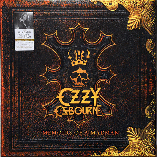 Image of Front Cover of 4944040S: 2xLP - OZZY OSBOURNE, Memoirs Of A Madman (Sony; 88875015611, UK 2014, Gatefold, 180g Vinyl) Strong VG+ copy all around. With hype sticker.  VG+/VG+