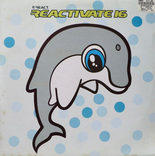 Image of Front Cover of 4924070E: 3xLP - VARIOUS, Reactivate 16 (React; REACTLP172, UK 2000, 180g) ring wear and discoloration to sleeve and mark from an old sticker. conservative grading, strong G+.  VG/G+