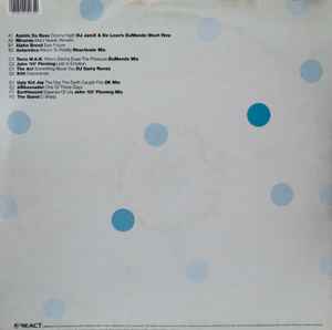 Image of Back Cover of 4924070E: 3xLP - VARIOUS, Reactivate 16 (React; REACTLP172, UK 2000, 180g) ring wear and discoloration to sleeve and mark from an old sticker. conservative grading, strong G+.  VG/G+