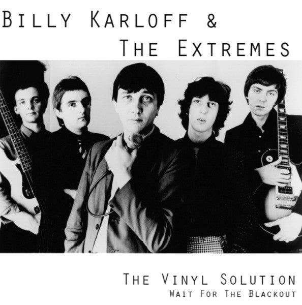 Image of Front Cover of 4914152C: LP - BILLY KARLOFF & THE EXTREMES, The Vinyl Solution (Wait For The Blackout) (Ttan Ttakun Irratia; TT024, Spain 2024, Inner, Black Vinyl) Still In Shrinkwrap  EX/EX