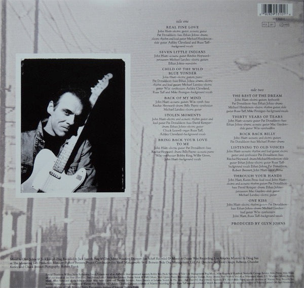 Image of Back Cover of 4914088C: LP - JOHN HIATT, Stolen Moments (A&M Records; 395 310-1, UK 1990, Inner)   VG/VG+