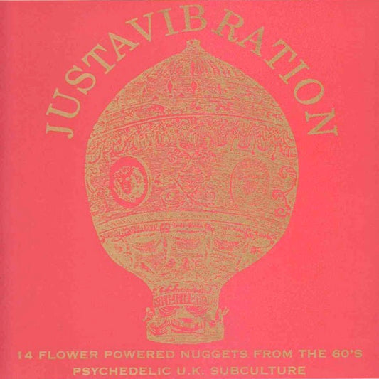 Image of Front Cover of 4914096C: LP - VARIOUS, Justavibration (14 Flower Powered Nuggets From The 60's Psychedelic U.K. Subculture) (Funny; FUNNY 4, UK 1996, Limited Edition of 250) Light Marks only, No. 68/250  VG+/VG