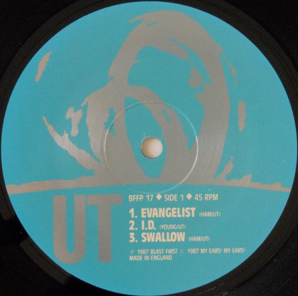 Image of Label Cover of 2xLP - VG/VG - UT, In Gut's House (Blast First; BFFP 17, UK 1987, 2 Inners), ,  - 3825359E