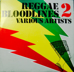 Image of Front Cover of 4944091S: LP - VARIOUS ARTISTS, Reggae Bloodlines 2 (Reggae Bloodlines; , Jamaica 1980s) Light wear on sleeve.  VG/VG+