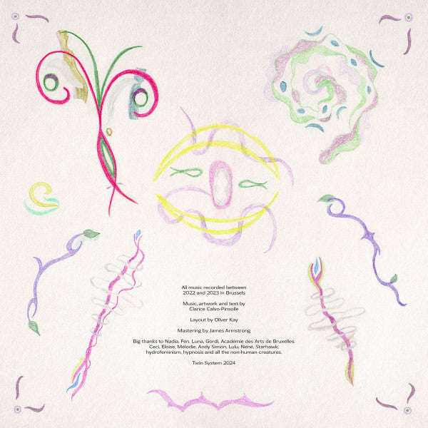 Image of Label Cover of 5014081C: LP - LAMINA, Olas Curativas (Twin System; TWIN001, UK 2024, Insert)   EX/EX