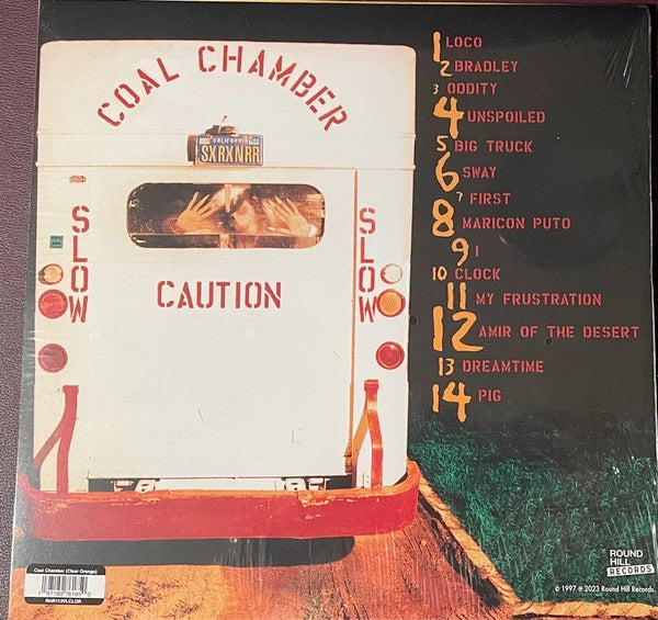 Image of Back Cover of 4914240C: LP - COAL CHAMBER, Coal Chamber (Round Hill Records; RHR113VLCLOR, Canada 2024 Reissue, Insert, Orange Translucent Vinyl)   NEW/NEW