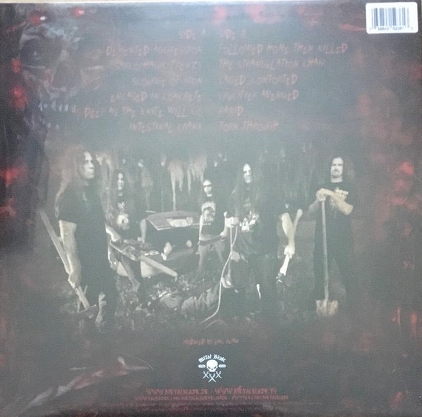 Image of Back Cover of 4914241C: LP - CANNIBAL CORPSE, Torture (Metal Blade Records; 3984-15080-1, Germany 2024 Reissue, Insert, Clear Blood Red Marbled, Download code)   NEW/NEW