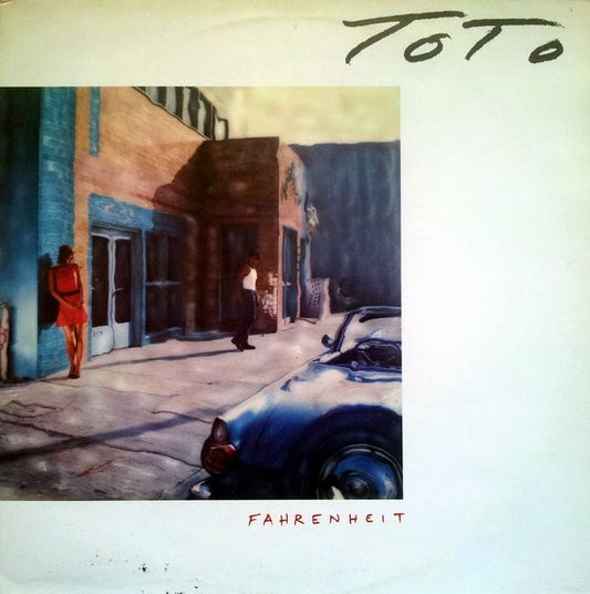 Image of Front Cover of 4914229C: LP - TOTO, Fahrenheit (CBS Red Label; CBS 57091, Europe 1986, Insert)   VG/VG+