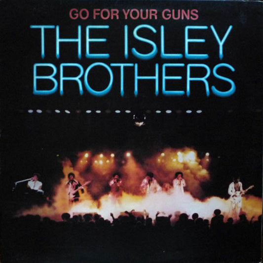 Image of Front Cover of 4944144S: LP - THE ISLEY BROTHERS, Go For Your Guns (T-Neck; PZ 34432, US 1977, Gatefold, Inner) Edge wear. Marks across disc but nothing deep.   VG/G+