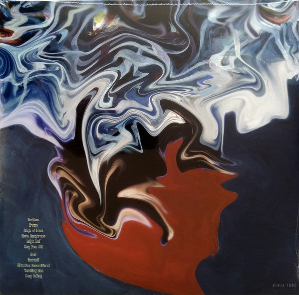 Image of Back Cover of LP - EX/EX - LITTLE DRAGON, Slugs Of Love (Ninja Tune ; ZEN283T, Worldwide 2023, Inner, Poster, Clear Vinyl With Orange/Black/Blue Splatter), ,  - 4924231E