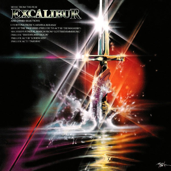 Image of Front Cover of 4914280C: LP - VARIOUS, Music From The Film Excalibur And Other Selections (Island Records; ILPS 9682, UK 1981) One light mark on Side 2.  VG/VG+