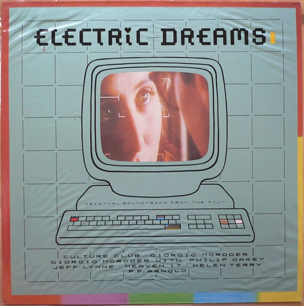 Image of Front Cover of 4914282C: LP - VARIOUS, Electric Dreams (Virgin; V 2318, UK 1984, Printed Plastic Sleeve)   VG+/VG+