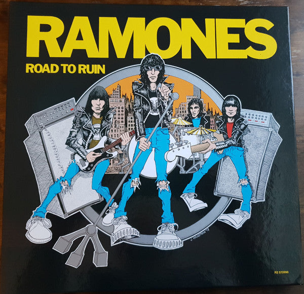 Image of Front Cover of 4924299E: LP - RAMONES, Road To Ruin (Rhino Records; R2 570998, USA & Europe 2018, Book Sleeve, Booklet, LP and 3 CDs)   VG+/VG+