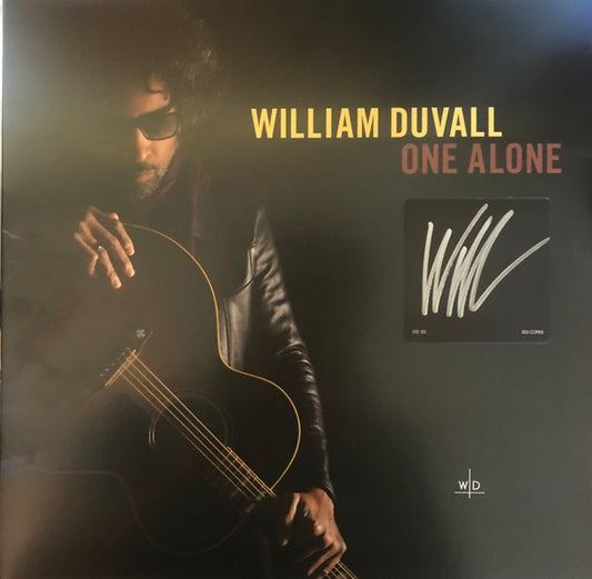 Image of Front Cover of 4914313C: LP - WILLIAM DUVALL, One Alone (DVL Recordings; DVL009, UK 2020, Gatefold in stickered plastic sleeve, Limited Edition of 500. Signed.)   EX/EX