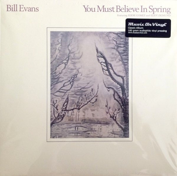 Image of Front Cover of 4924353E: LP - BILL EVANS, You Must Believe In Spring (Music On Vinyl; MOVLP1145, Europe 2014)   VG+/VG+