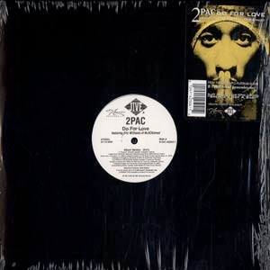 Image of Front Cover of 4914339C: 12" - 2PAC FEATURING ERIC WILLIAMS OF BLACKSTREET, Do For Love / Brenda's Got A Baby (Amaru Records; 01241-42504-1, US 1997, Stickered Plain Sleeve) Sleeve has light damage at opening when it's been taped. Some tape still on inside (and a rip too)  VG/G+