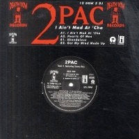 Image of Front Cover of 4914340C: 12" - 2PAC, I Ain't Mad At 'Cha (Death Row Records; 12 DRW 5 DJ, UK 1996, Promo, Stickered Plain Sleeve) Edges of sleeve taped. Some ring wear and creasing too  VG/VG