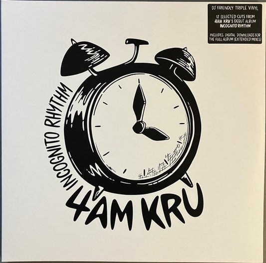 Image of Front Cover of 5114208C: 3x12" - 4AM KRU, Incognito Rhythm (Embrace The Real Records; 4AMKVLP01, UK 2024, Download Code)   NEW/NEW