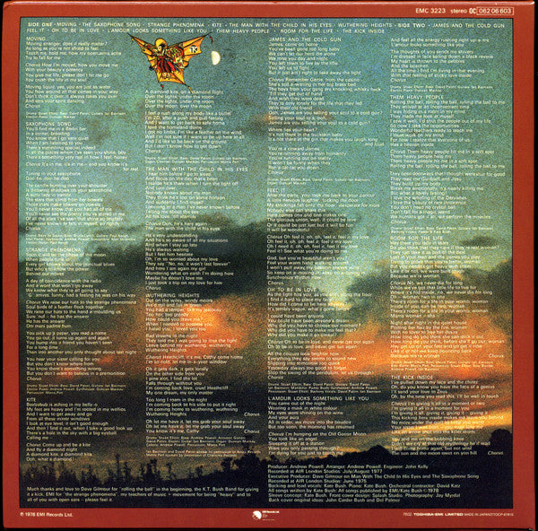 Image of Back Cover of 4954115S: CD - KATE BUSH =         *, The Kick Inside =        (EMI ; TOCP-67815, Japan 2005, with obi)   EX/EX