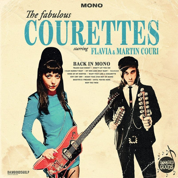 Image of Front Cover of 4924376E: LP - THE FABULOUS COURETTES, Back In Mono (Damaged Goods ; DAMGOOD560LP, UK 2021, Mono) Still In Shrinkwrap  EX/EX