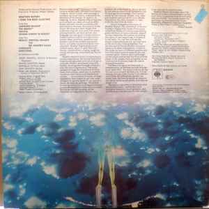 Image of Back Cover of 4924339E: LP - WEATHER REPORT, I Sing The Body Electric (CBS; S 64943, Europe Reissue) Strong VG+, Crease on top of sleeve & multiple edge creases. Evidence of previous price sticker.  VG/VG+