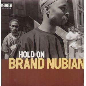 Image of Front Cover of 4914413C: 12" - BRAND NUBIAN, Hold On / Step Into Da Cypher (Elektra; 0-66168, US 1994, Picture Sleeve) Sleeve creased / bent and worn at two corners  G+/VG