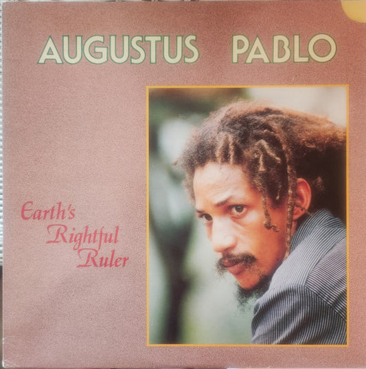 Image of Front Cover of 4914434C: LP - AUGUSTUS PABLO, Earth's Rightful Ruler (Message; Message-1005, US 1983 Reissue) Opened from sealed. A few light scuffs only.  EX/VG+