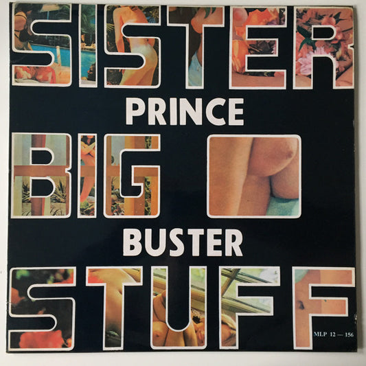 Image of Front Cover of 4944293S: LP - PRINCE BUSTER, Sister Big Stuff (Melodisc; MLP 12-156, UK 1972, Laminated Front Sleeve) Creased Sleeve  G+/G+