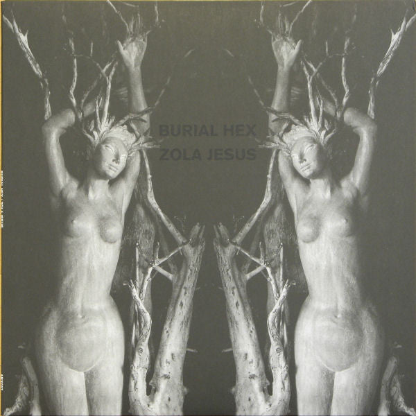 Image of Front Cover of 4944273S: LP - BURIAL HEX / ZOLA JESUS, Untitled (Aurora Borealis; ABX037, UK 2009)   VG+/VG+