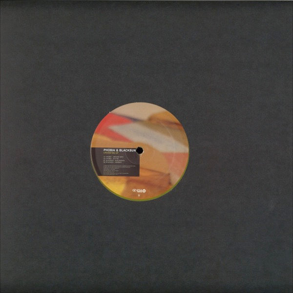 Image of Front Cover of 4924453E: 12" - PHOBIA & BLACKSUN, Crossfire Ep (Genesa Records; GENESA011V, 	 2018, Yellow Marble Vinyl)   /VG+