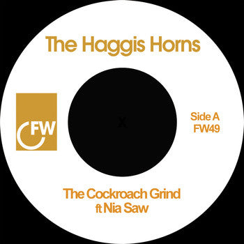 Image of Front Cover of 4954178S: 7" - THE HAGGIS HORNS, Cockroach Grind / The Jerk (First Word Records; FW49, UK 2010, Company Sleeve)   VG+/VG+