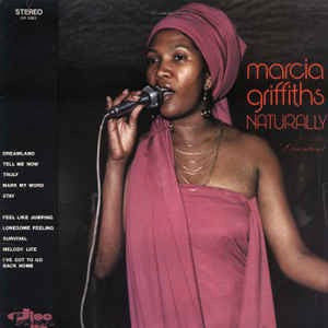 Image of Front Cover of 5014208C: LP - MARCIA GRIFFITHS, Naturally (Skynote; SKY LP 9, UK 1977, Picture Sleeve) Ring and edge wear. Light marks to disc.  G+/VG