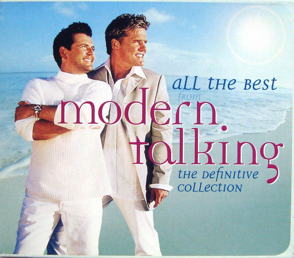 Image of Front Cover of 4434121E: 3xCD - MODERN TALKING, All The Best From Modern Talking - The Definitive Collection (Sony BMG Music Entertainment; 88697 33461 2, Europe 2008, Card Slipcase with Jewel Case inside)   VG+/VG+