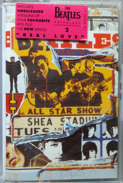 Image of Front Cover of 2xCassette - VG+/VG+ - THE BEATLES, Anthology 2 (Apple Records ; TCPCSP 728, UK 1996, Hype Stickered Case), Promo sticker on rear of case.,  - 3116446C