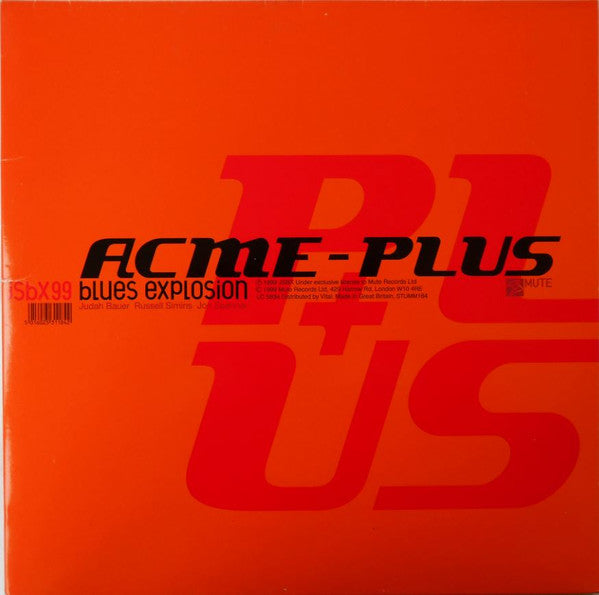 Image of Front Cover of 4944339S: 2xLP - THE JON SPENCER BLUES EXPLOSION, Acme-Plus (Mute; STUMM184, Europe 2000s Reissue, Gatefold)   VG+/VG+