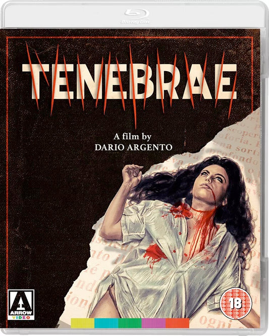 Image of Front Cover of Blu-Ray - VG+/VG+ - DARIO ARGENTO, Tenebrae (Arrow; FCD1472, UK 2017 Reissue), ,  - 1736277E