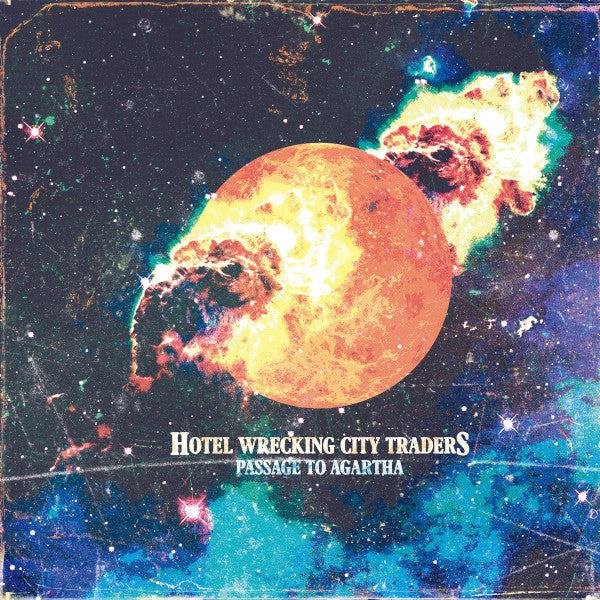Image of Front Cover of 2xLP - EX/EX - HOTEL WRECKING CITY TRADERS, Passage To Agartha (Cardinal Fuzz ; CFEH101, UK 2017, Textured Gatefold Sleeve, One Disc Blue Marbled Vinyl, One Disc Brown Marbled Vinyl), ,  - 4924490E