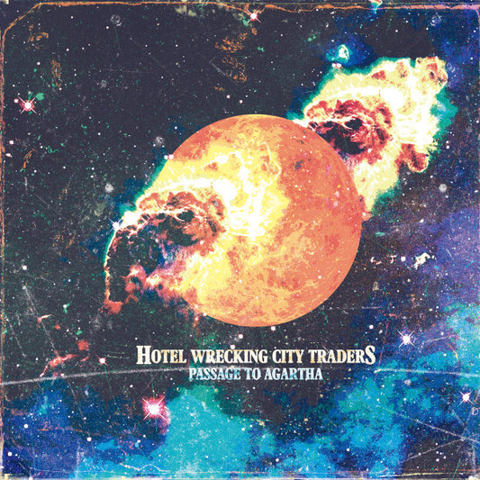 Image of Front Cover of 2xLP - EX/EX - HOTEL WRECKING CITY TRADERS, Passage To Agartha (Cardinal Fuzz ; CFEH101, UK 2017, Textured Gatefold Sleeve, One Disc Blue Marbled Vinyl, One Disc Brown Marbled Vinyl), ,  - 4924490E
