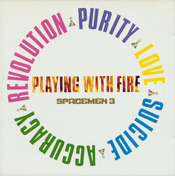 Image of Front Cover of 4934260E: CD - SPACEMEN 3, Playing With Fire (Fire Records; FIRE CD16, UK 1989, Jewel Case)   VG+/VG+