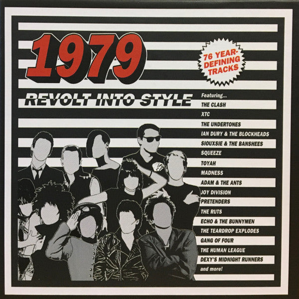 Image of Front Cover of 4934250E: 3xCD - VARIOUS, 1979 (Revolt Into Style) (Cherry Red; CRCDBOX120, UK 2022, Box Set, Booklet)   EX/EX