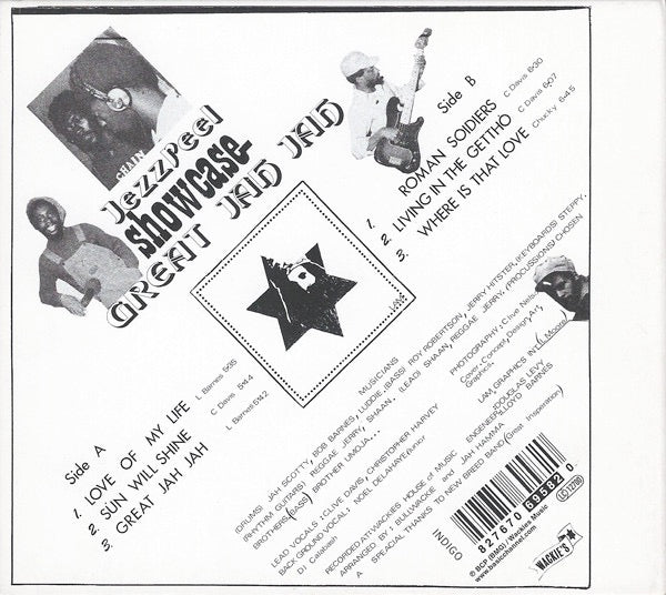 Image of Back Cover of 4914606C: CD - JEZZREEL, Great Jah Jah (Wackie's; 0790, Germany 2006 Reissue, Digipak)   M/M