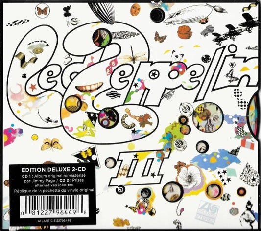 Image of Front Cover of 4914607C: CD - LED ZEPPELIN, Led Zeppelin III (Atlantic; 8122796449, Europe 2014 Reissue, Die Cut Sleeve)   M/M