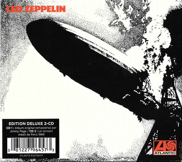 Image of Front Cover of 5014071C: 2xCD - LED ZEPPELIN, Led Zeppelin (Atlantic ; 8122796457, Europe 2014, Digipak, Inner)   M/M