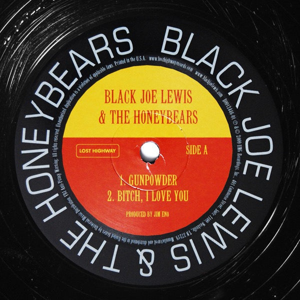 Image of Label Cover of 5014029C: 10" - BLACK JOE LEWIS & THE HONEYBEARS, Black Joe Lewis (Lost Highway ; B0012446-01, US 2009, Picture Sleeve) Still In Stickered Shrinkwrap. Small corner crease.  VG/VG+