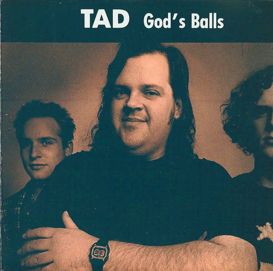 Image of Front Cover of 5054013S: CD - TAD, God's Balls (Glitterhouse Records; GRCD 51, Europe 1989, Jewel Case)   VG+/VG+